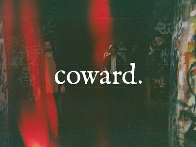 coward. Logotype