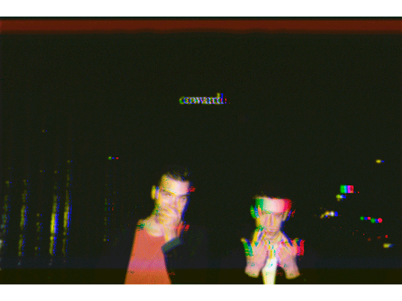 coward. Album Promo GIF coward design gif graphic lettering music photography polaroid promo record static