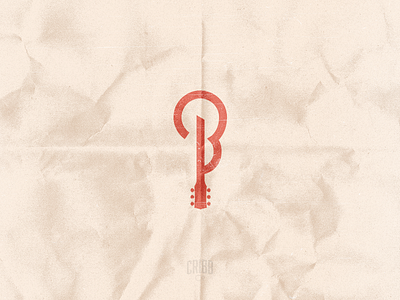 Boundless Logo b branding guitar indie lettering logo logomark logos music ricky cribb