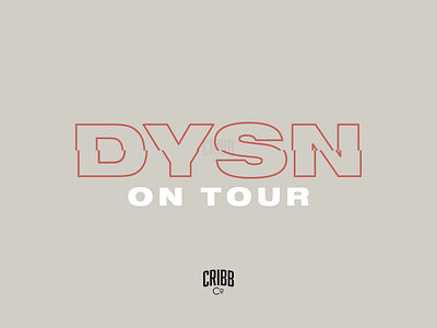 DYSN Spin The Globe Pt. 2 Tour 2018 T-Shirt Graphic apparel band dysn graphic lettering logo merch music singer tour typography