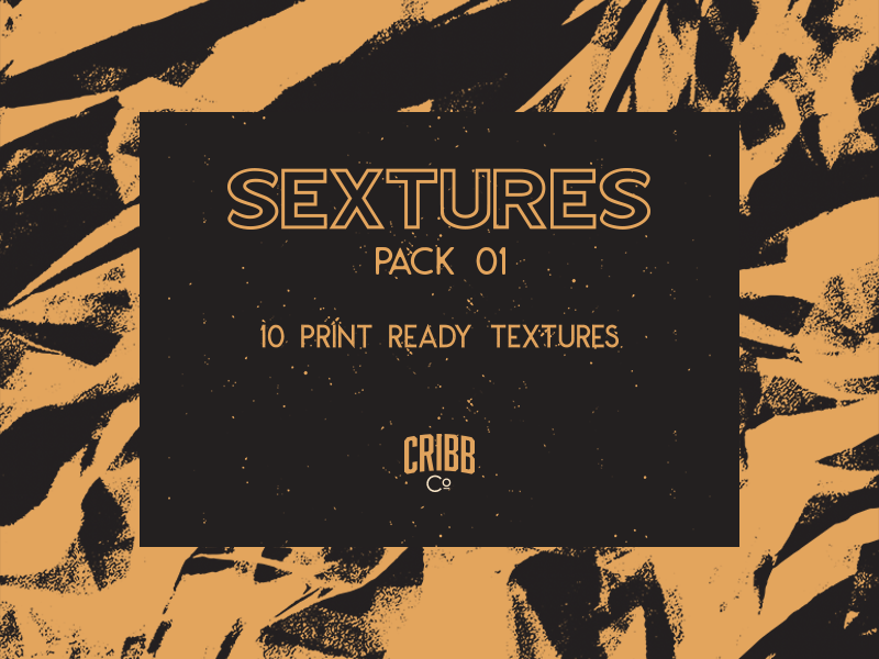 Sextures Pack 01 Now Available! download for sale goods hand made lettering shop texture type