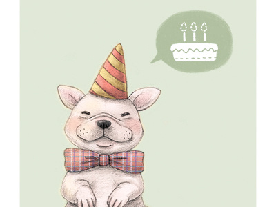 Birthday French Bulldog birthday cake dog french bulldog