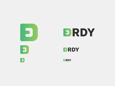 Erdy - Logo Dimensions branding courier erdy fast gradient green logo order package quick transport