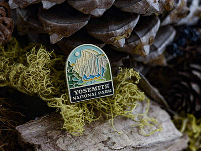 Yosemite National Park Enamel Pin