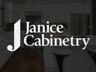 Janice Cabinetry Logo branding design logo vector