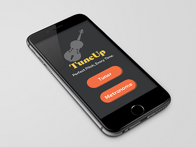 TuneUp Launch Screen app graphicdesign illustration ui ux vector