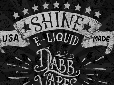 D Labb Vapes | Labels hand drawn illustration label lettering typography