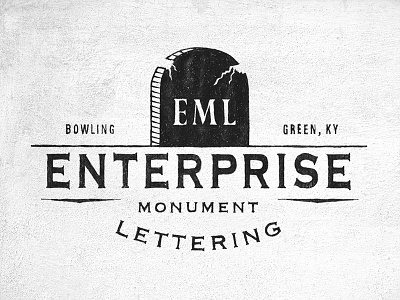 Enterprise Monument Lettering | Logo hand drawn lettering logo typography