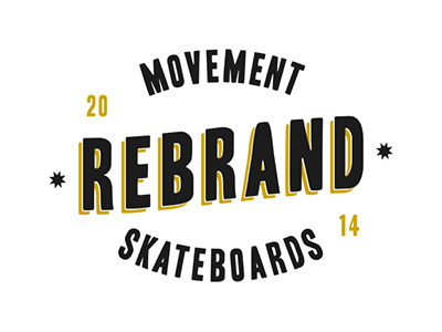 Movement Skateboards Rebrand eagle gif logo rebrand skateboarding
