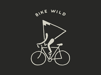 Bike Wild bike co op cycles doodle fun illustration lettering mountain mountain bike