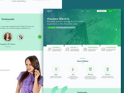 Energy Portal branding design ui ux website