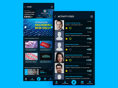 Leader Board app branding design ui ux website