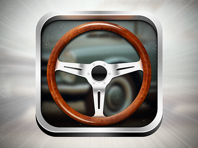 Oldtimer – iOS App app icon ios oldtimer photoshop