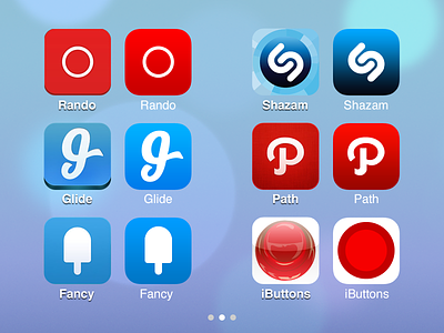 iOS 6 > iOS 7 – App Icons 2 app apple couple evernote facebook foursquare icon icons ios ios7 twitter whatsapp