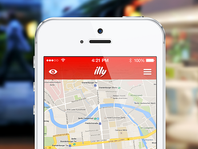 illy Locator – Concept iOS7 – First steps app coffee concept illy ios7 locate redesign