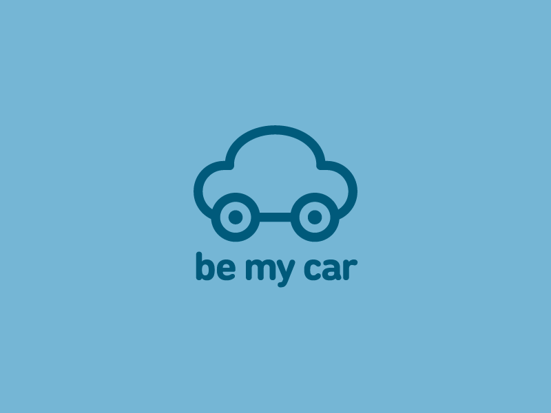 be my car – Logo app car carfinder cars finder ipad iphone logo used car