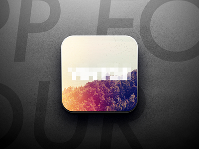 Sideproject – iOS app app black dark grunge icon image ios ipad iphone retro sideproject vintage