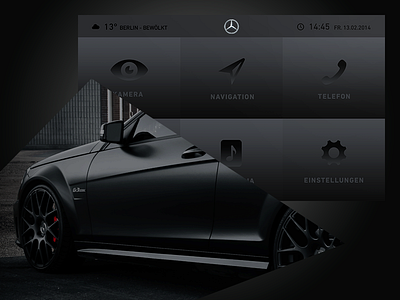 User Interface – Mercedes Benz amg benz black carplay dark icon matte mercedes navigation ui