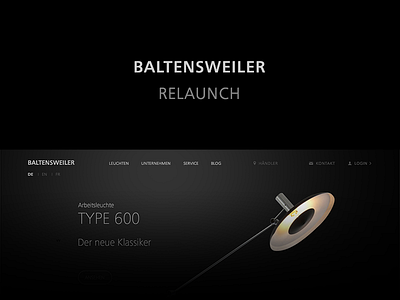 Baltensweiler – Relaunch 007 baltensweiler black design minimal relaunch responsive type typography website white