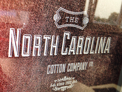The North Carolina Cotton Company v2 cutton font grunge typo typography vintage