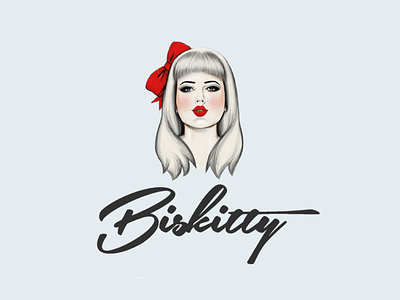 Biskitty Logo – Making of brand cake calligraphy configurator handmade logo typography ui ux website
