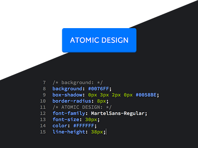 Atomic Design – Button atomic button code design experiment invision lab