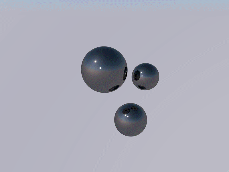 Collision - Animation 3d c4d clara gravity physic playcanvas unity vr webgl