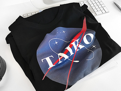 🖖🏼 TAIKO Shirt 🚀 merchandise prototype science shirt taiko taikonauten ui ux