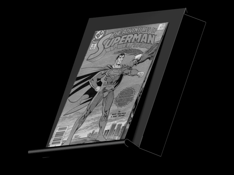Sneak peek: Superman 💪 3d dark product rendering ui ux