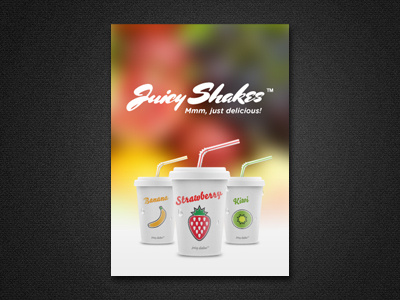 Juicy Shakes Loyalty Card – Flyer flyer juicy loyalty card milk milkshake shake shakes thirst