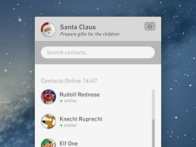 Chat UI + Attachment chat interface ui xmas