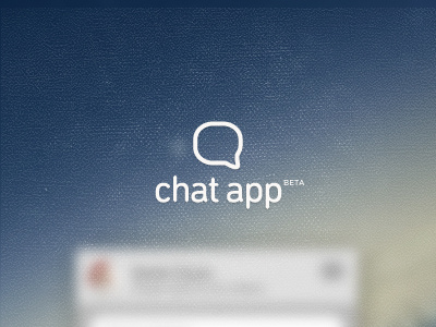 Chat App Logo app chat icon icons logo speech speech baloon ui