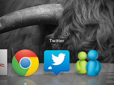 Twitter Bird Poo - Dock Icon