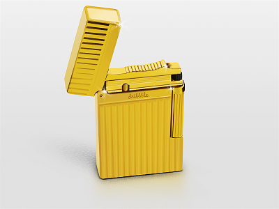 Dribbble Lighter – Dupont dribbble dupont fire gift gold ios lighter logo luxury