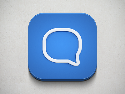 Chat App – iOS Icon app chat chat app icon ios ios icon iphone