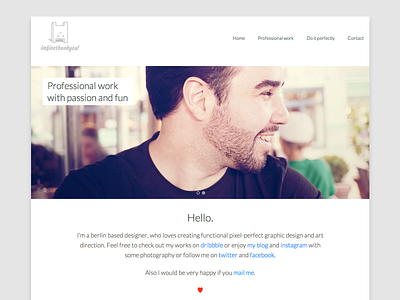 Portfolio css3 flat html5 personal portfolio responsive slider web website wordpress