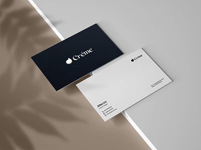 Business card branding design card