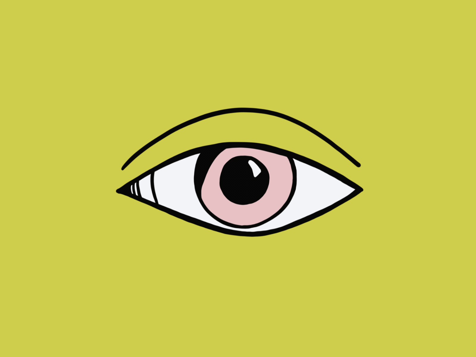 I see a gossip topic. animation eye eyes illustration motion design procreate stop motion