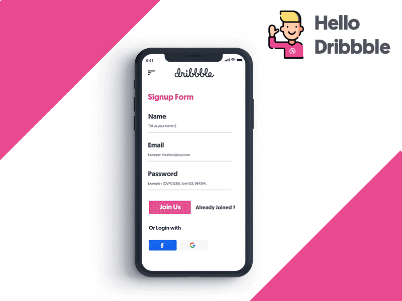 Hello Dribbble!