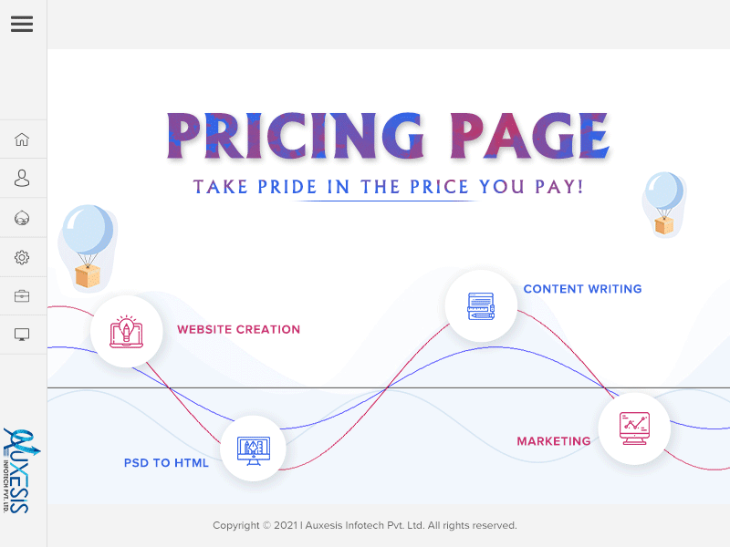 Updated Price List Page! auxesis infotech auxesisinfotech businessanalyst businessconsultant businessdeveloper clientacquisation color scheme design gif graphic design itconsultant responsive design ui ux web design