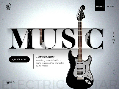 Music Brand Website Design