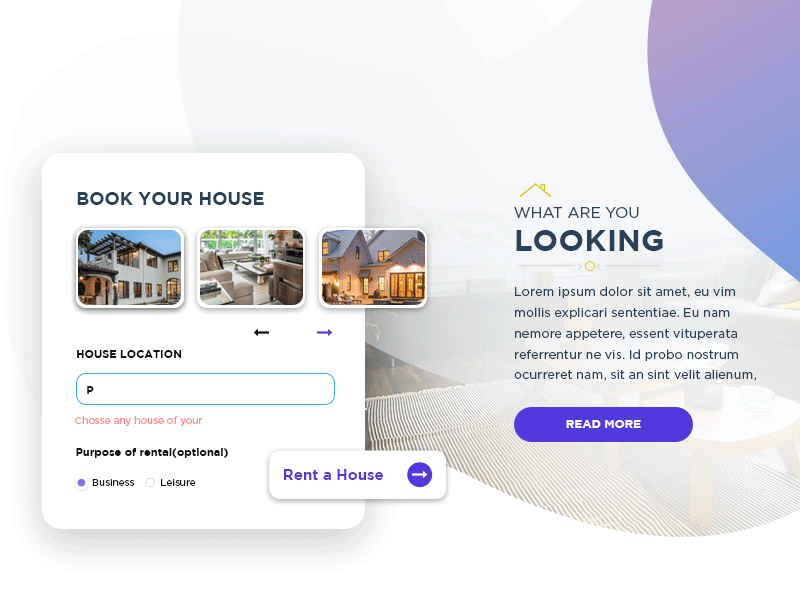 Choose your Real Estate through a Smart Website!