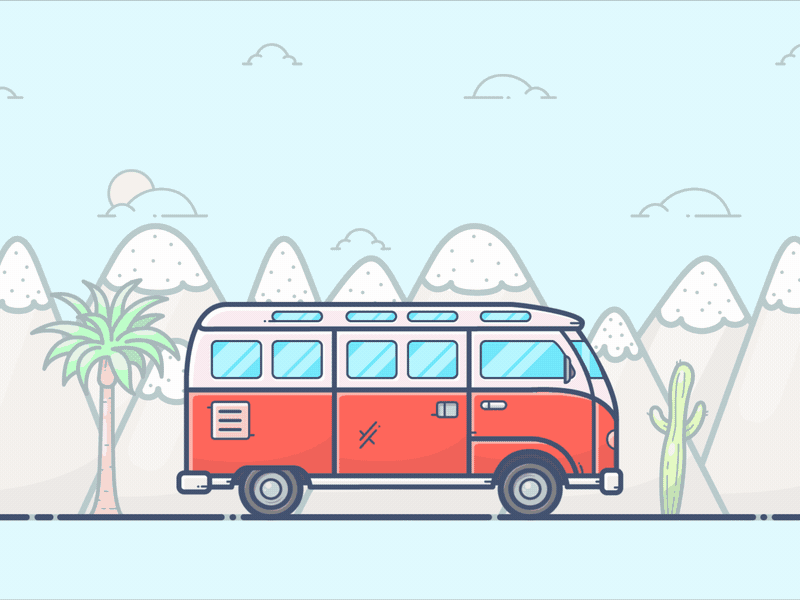 California Dreamin' by spencerventure on Dribbble