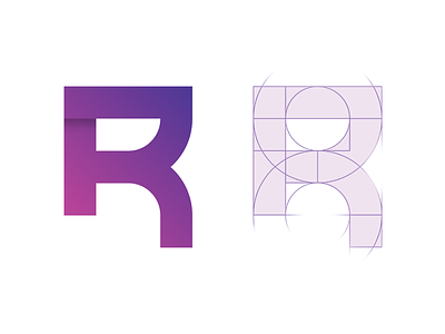 R branding creative design icon logo logomark logotype r