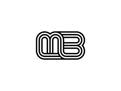 MB Exploration 2 b branding design icon logo logomark logotype m mark mb monogram