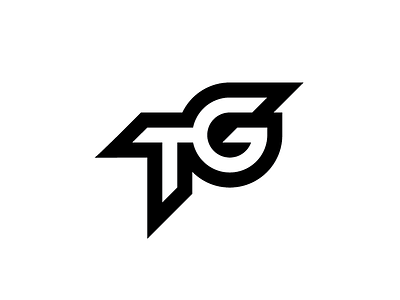 TG branding design g icon logo logomark logotype mark monogram negative space t tg