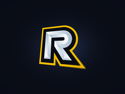 Esports R Logo gamer gaming icon lettermark logomark monogram owen r r esports logo roe