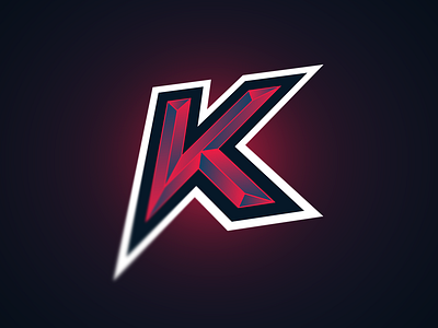 Esports K Logo esports gamer gaming icon k lettermark logo logomark monogram owen roe