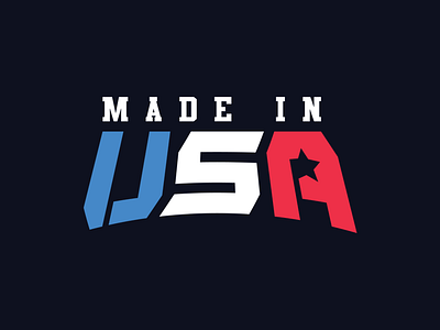 Made in USA a america logo logomark logotype miusa esports monogram s sports u usa wordmark