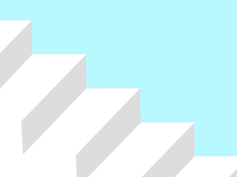 Stairs 2d adobe aftereffect animation gif loop running stairs